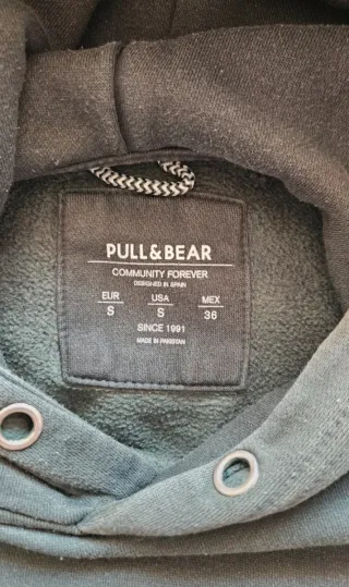 Felpa con cappuccio verde