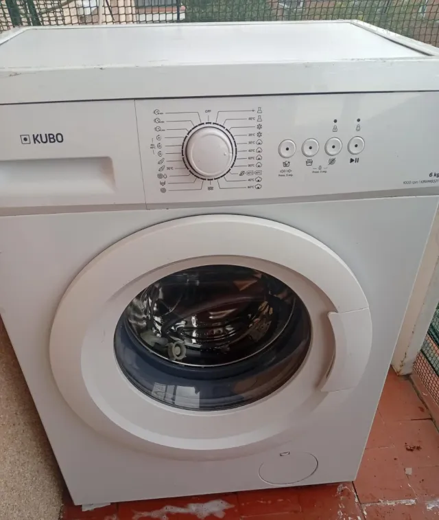 Lavadora KUBO Blanca