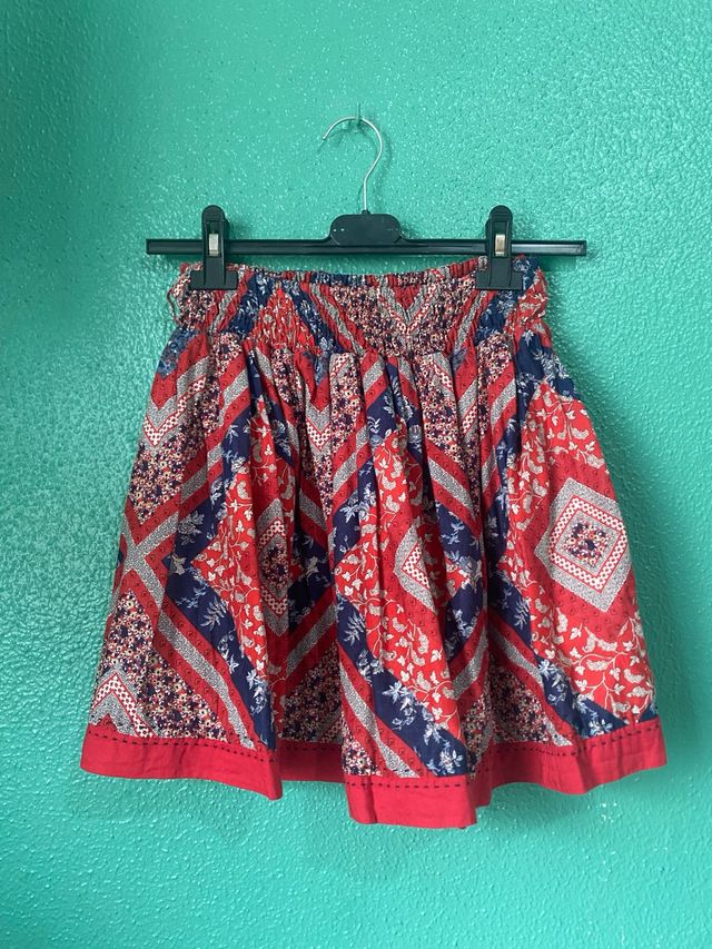 Falda estampada boho chic