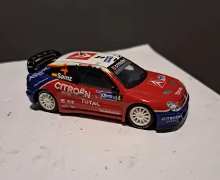Miniatura coche Rally Citroën Xsara WRC Sainz