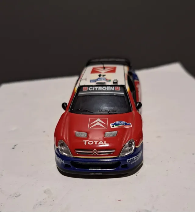 Miniatura coche Rally Citroën Xsara WRC Sainz