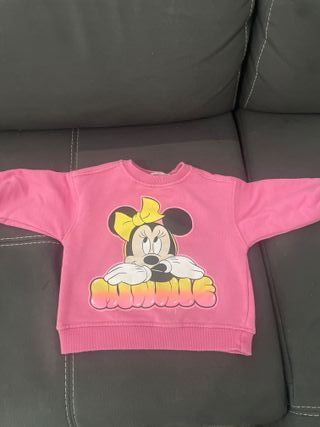 Felpa rosa Minnie Mouse