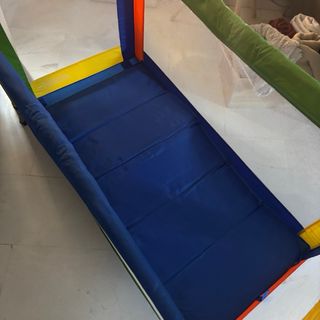 Cuna de viaje plegable multicolor