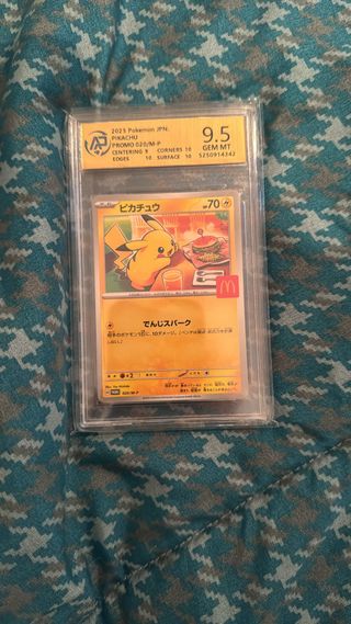 Carta Pokémon Pikachu 9.5 GEM MT