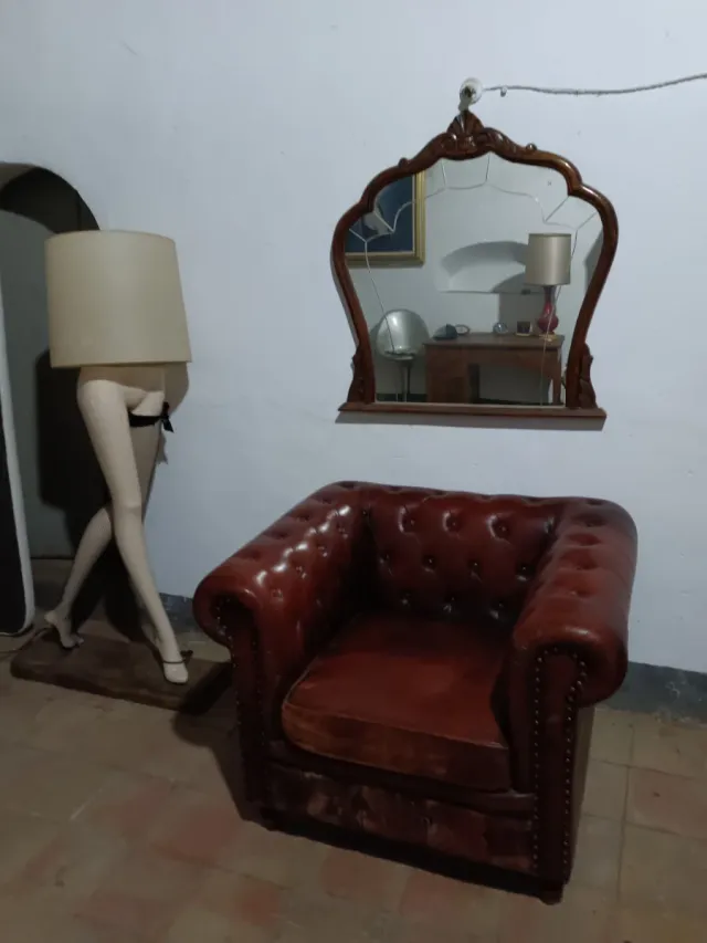 Butaca Chester Piel Vintage