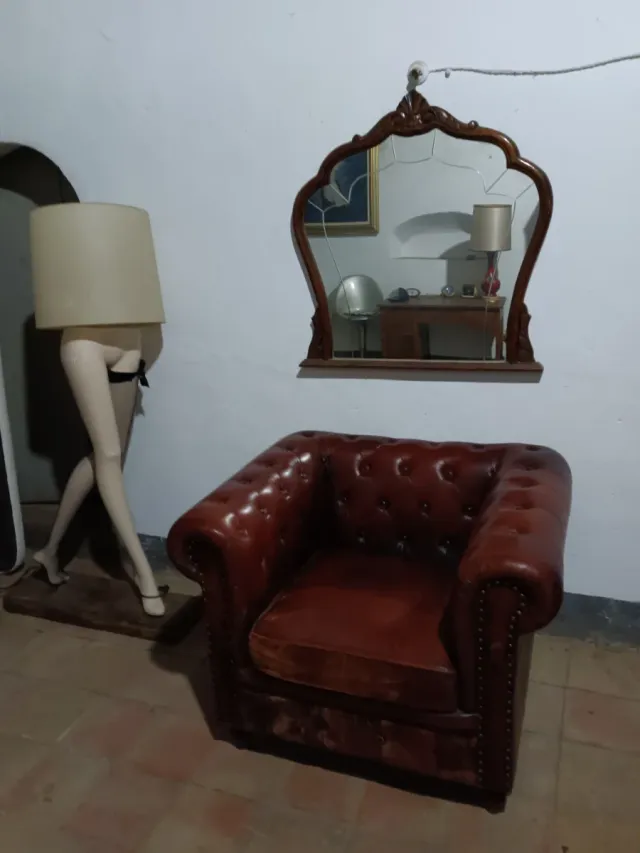 Butaca Chester Piel Vintage