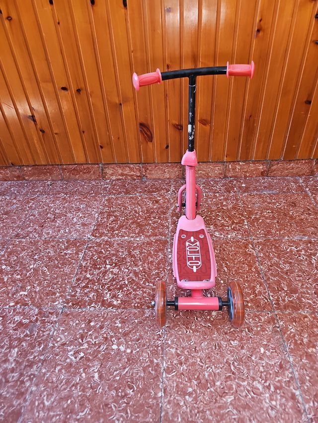 Monopatín 3 Ruedas Rosa