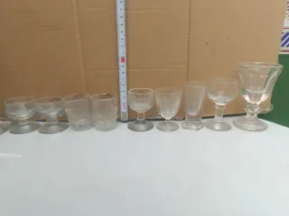 Lote Antiguas Copas y Vasos de Chupito