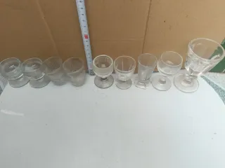 Lote Antiguas Copas y Vasos de Chupito