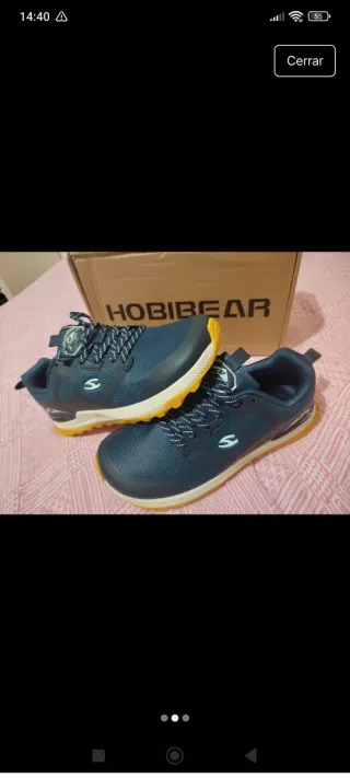 Zapatos Hobibear Azul y Amarillo