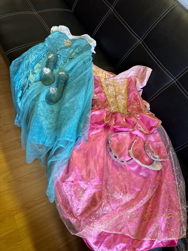 Disfraz Bella Durmiente y Frozen