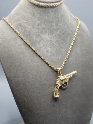 Colgante pistola revolver