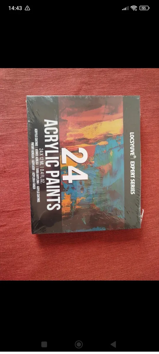 Set 24 Pinturas Acrílicas LOCSYUVE