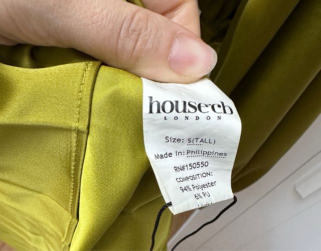 Vestido House of CB Allegra verde