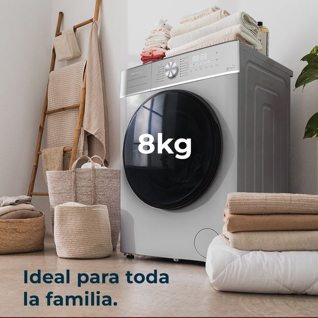 Lavadora Bolero DressCode 8800 Inverter Steel A