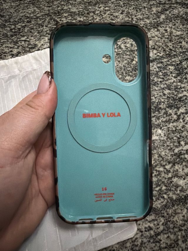 Funda Bimba y Lola iPhone 16 Leopardo
