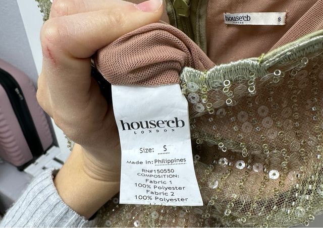 Vestido House of CB Alondra Dorado