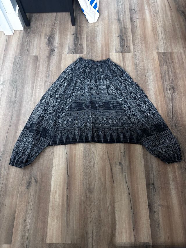 Pantalón hippie estampado talla única