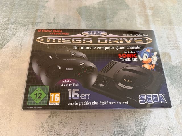 Sega Mega Drive Mini Console Clássica NOVA