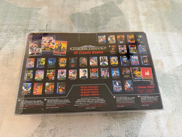 Sega Mega Drive Mini Console Clássica NOVA