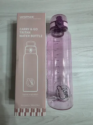 Botella deportiva UZSPACE 1l. Nueva a estrenar.