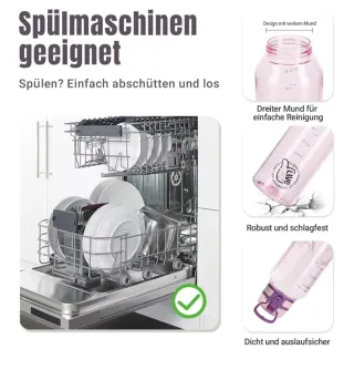 Botella deportiva UZSPACE 1l. Nueva a estrenar.