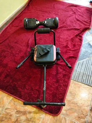 Hoverboard con asiento y cargador