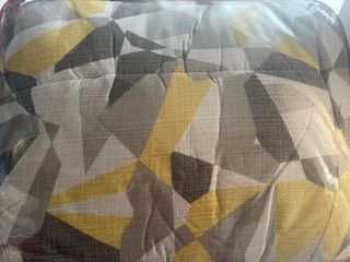 Edredón Karamelo Cama 150 Gris y Amarillo