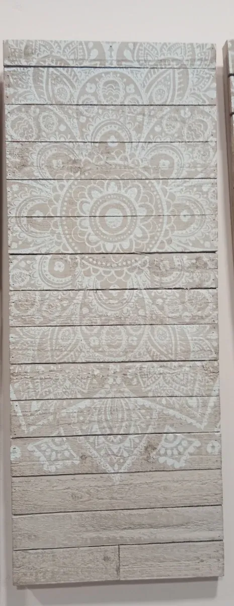 Set 3 Cuadros Decorativos Mandala Madera