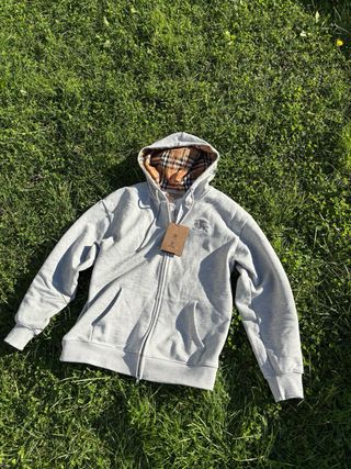 Felpa Burberry con cappuccio e zip