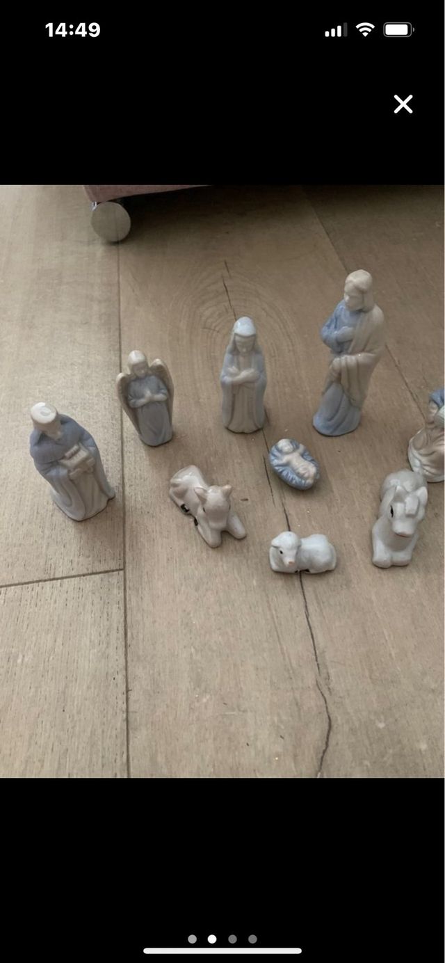 Belén de cerámica figuras