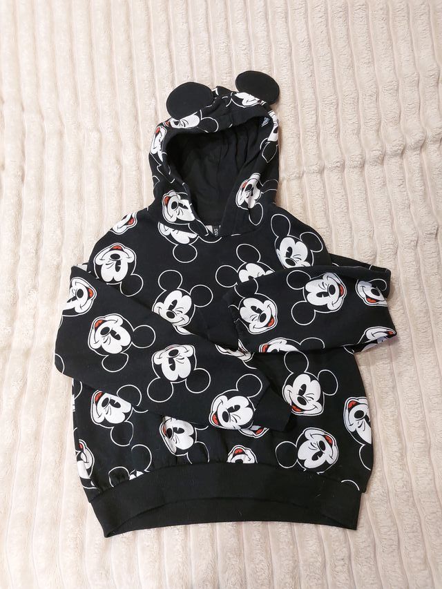 Felpa Topolino con cappuccio e orecchie