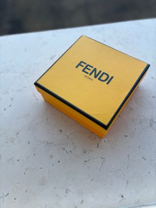 Cintura Fendi FF Fibbia Argento