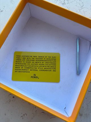 Cintura Fendi FF Fibbia Argento