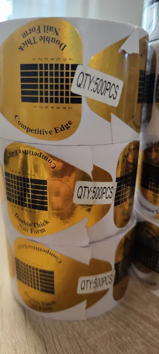 Moldes para construcción de uñas 500 PCS