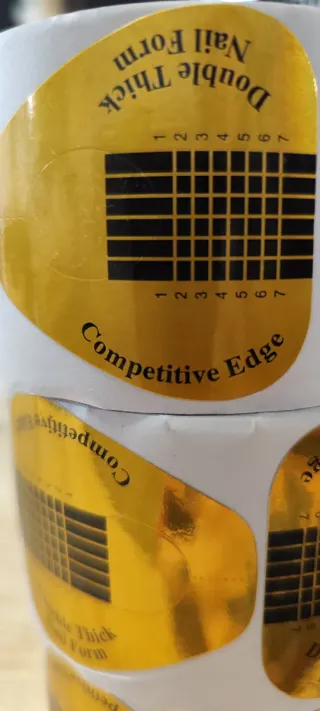 Moldes para construcción de uñas 500 PCS