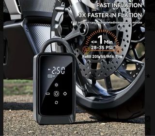 Inflador de Neumáticos Portátil Digital