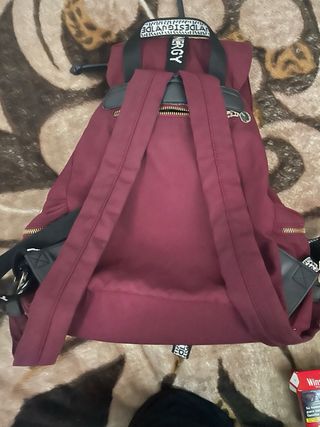 Mochila Desigual Morada con Tachuelas