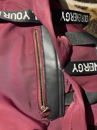 Mochila Desigual Morada con Tachuelas