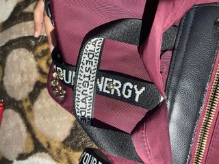 Mochila Desigual Morada con Tachuelas