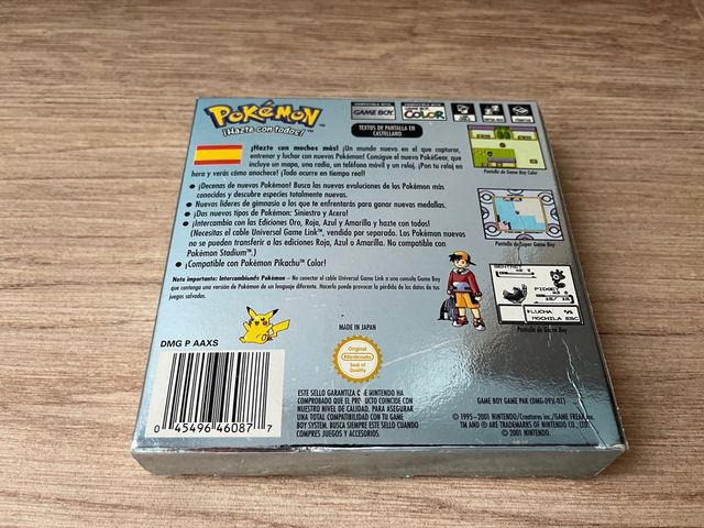 Pokémon Plata Game Boy Color