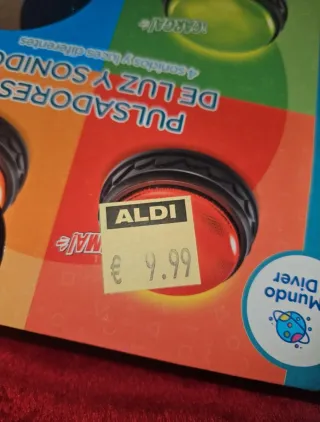Pulsadores Luz y Sonido Aldi