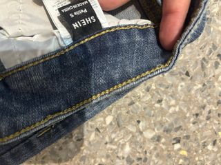 Pantalón campana azul petite