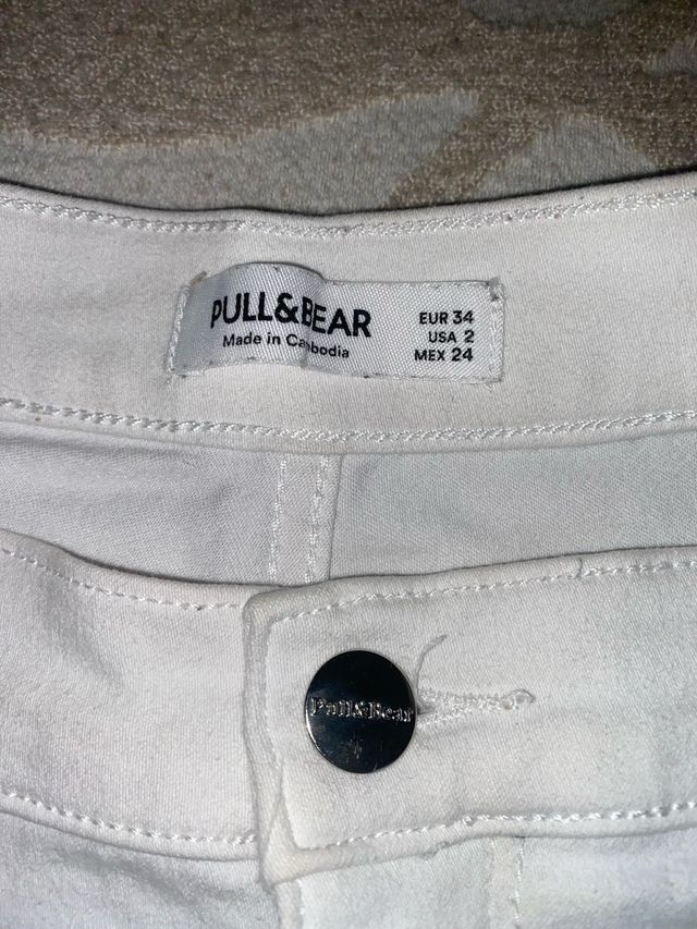 Jeans bianchi Pull&Bear taglia XS