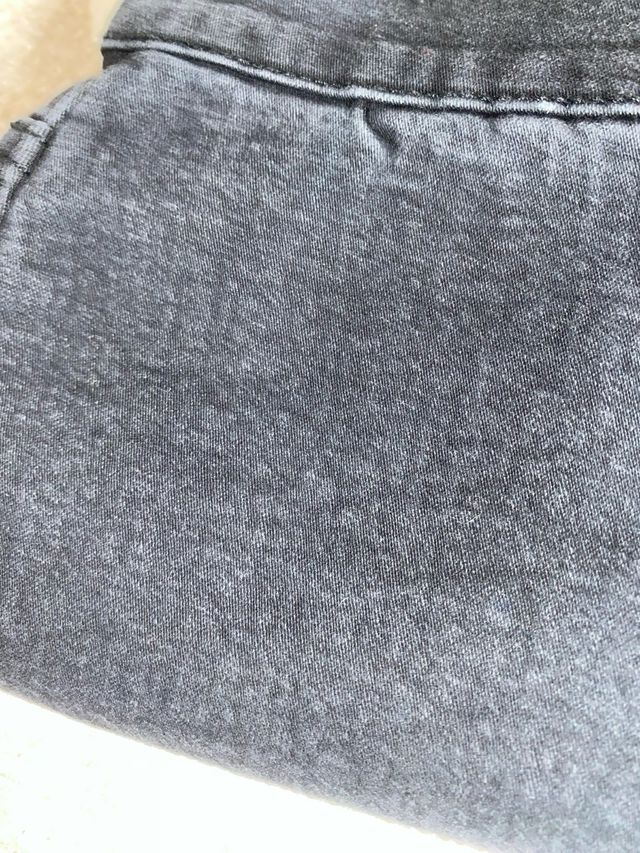 Shorts in denim neri Pull&Bear