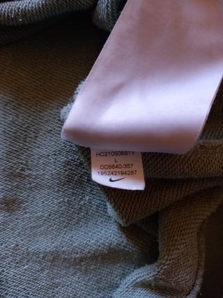 Felpa Nike Essential Verde Donna