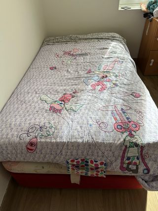 Cama canapé abatible 105 + Colchón