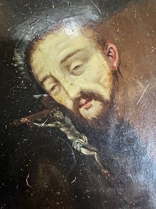 Pintura antigua cobre