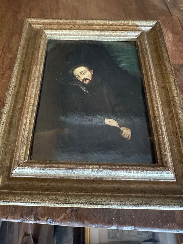 Pintura antigua cobre