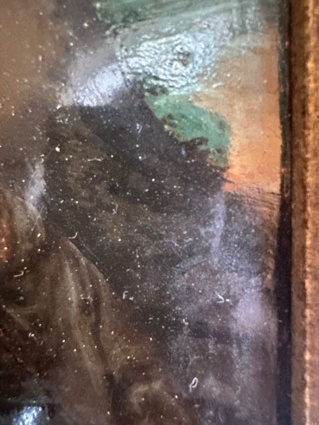 Pintura antigua cobre